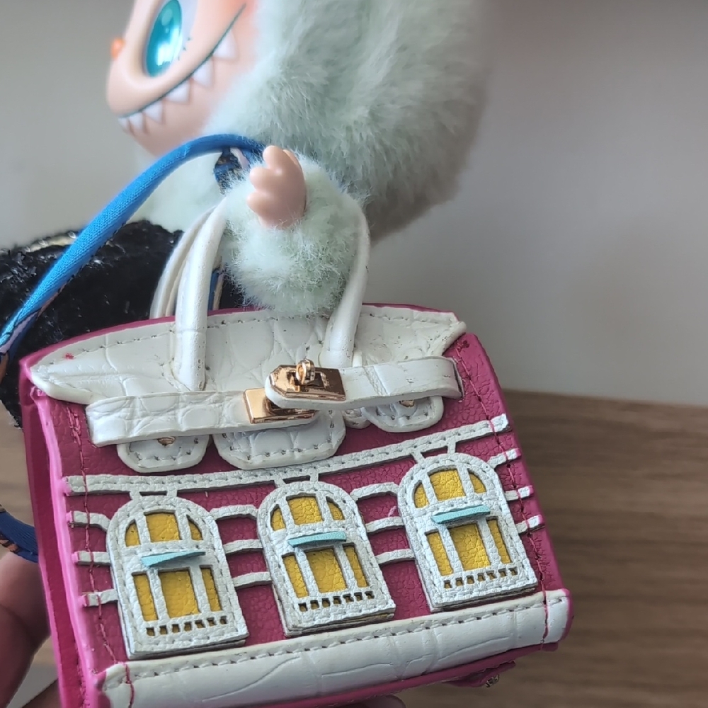 Stylish Pink and White Mini Bags